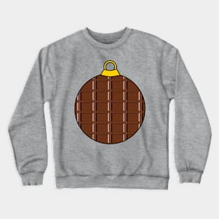 Chocolate Christmas ball Crewneck Sweatshirt